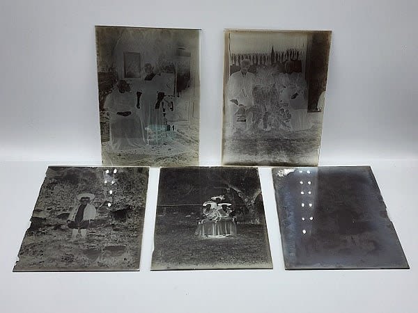 Lot 164: 5 Antique Glass Negatives