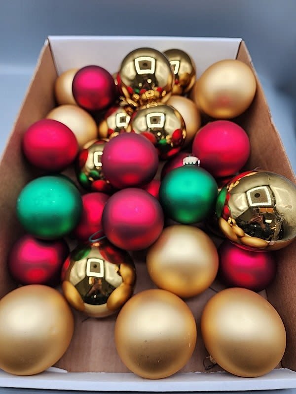Lot 197: Group of Christmas Ball Ornaments