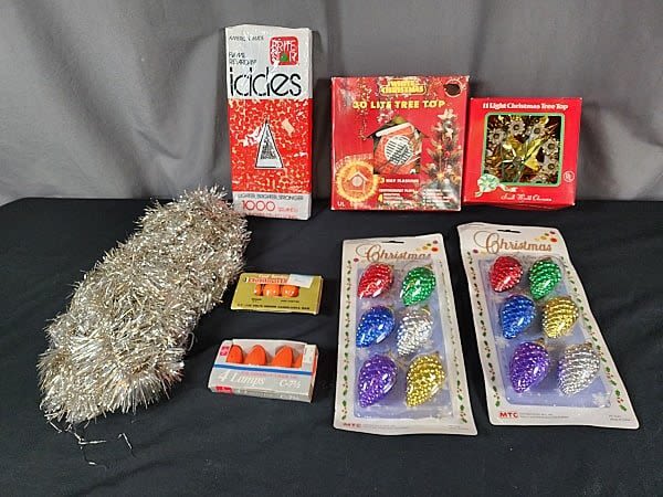 Lot 209: Group of Vintage Christmas Decor-Tree Topper