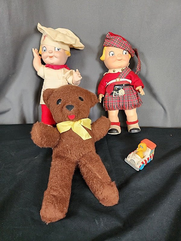 Lot 217: Group of Vintage Toys-Campbell's Kids and More