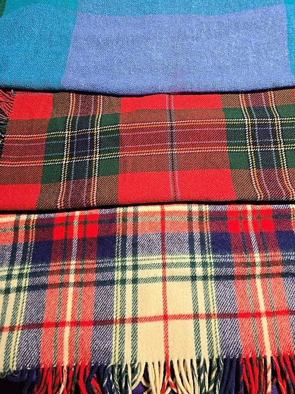Lot 168: 3 Vintage Wool Blankets