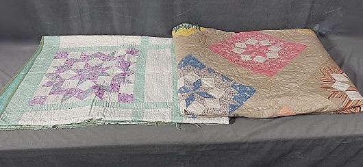 Lot 192: 2 Vintage c1960s Quilts - All Hands Around