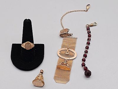 Group of 19th Century Watch Fobs and More. The lot includes a mix of late 19th century watch
