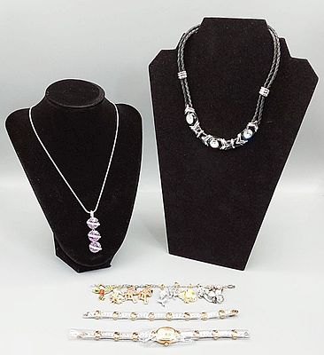 Nolan Miller Signed Jewelry. Four pieces of Signed Nolan Miller jewelry from the “Glamour
