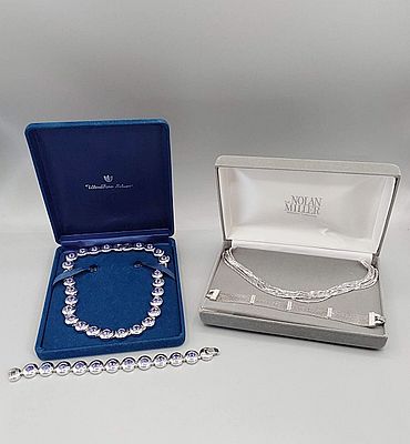 2 Nolan Miller Jewelry Sets. Two Nolan Miller set to include the “Star Luster” 17” strand