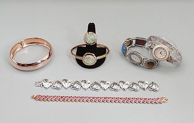 Sterling Watches and Bracelets. Lot to include two Ecclissi quartz watches with sterling silver