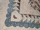 John Hewson Reproduction Quilt measuring 77x100". In the center are 2 late 18th century repro Image - 1