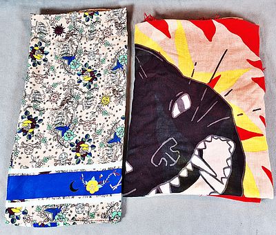 2 Zadig and Voltaire Scarves. There is a scarf and a shawl included in this lot with both being 