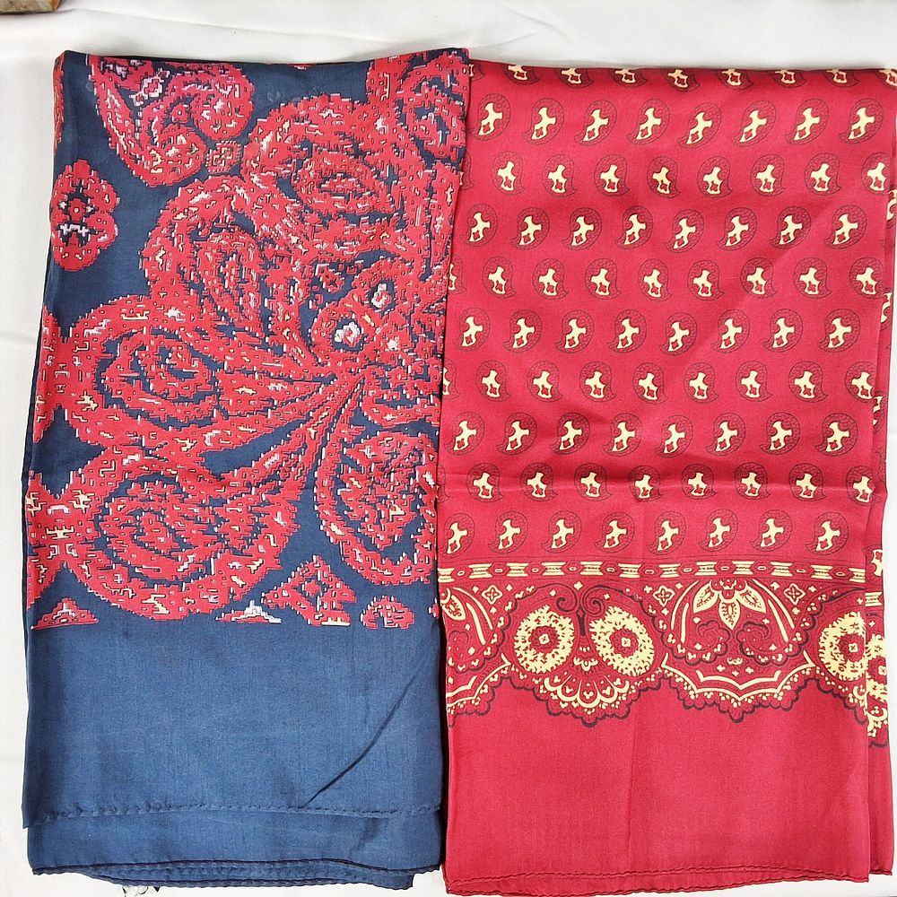 Lot 202: 2 Saks Fifth Avenue Scarves