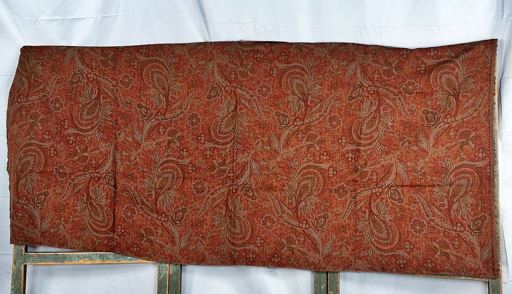 Lot 205: Woolen Paisley Fragment