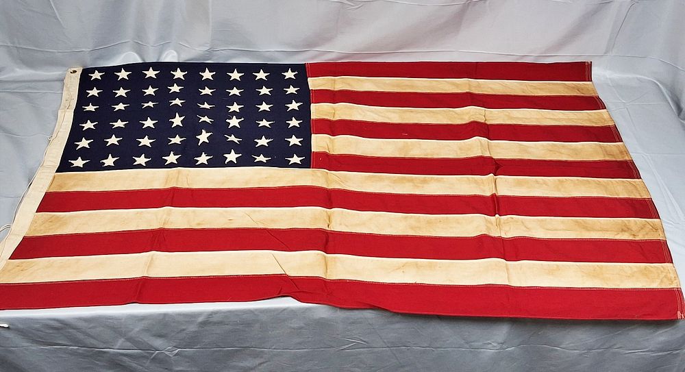 Lot 200: 48 Star American Flag.