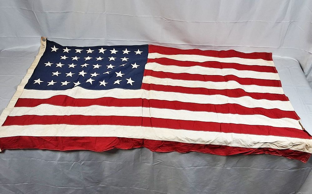 Lot 205: 36 Star American Flag