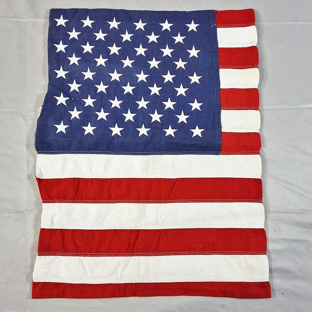 Lot 211: 3 Vintage American Flag Fragments
