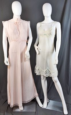 2 Vintage Pink Slips - Vassarette and Barbizon. There are 2 vintage pink slips included with one 