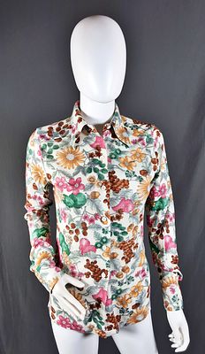 Vintage Christian Dior Blouse. Vintage Sz 10 Christian Dior blouse with long sleeves. Made of 