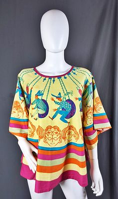 Vintage c1960s Pop Art Love Child Shirt. Vintage 1960s pop art Love Child psychedelic printed 