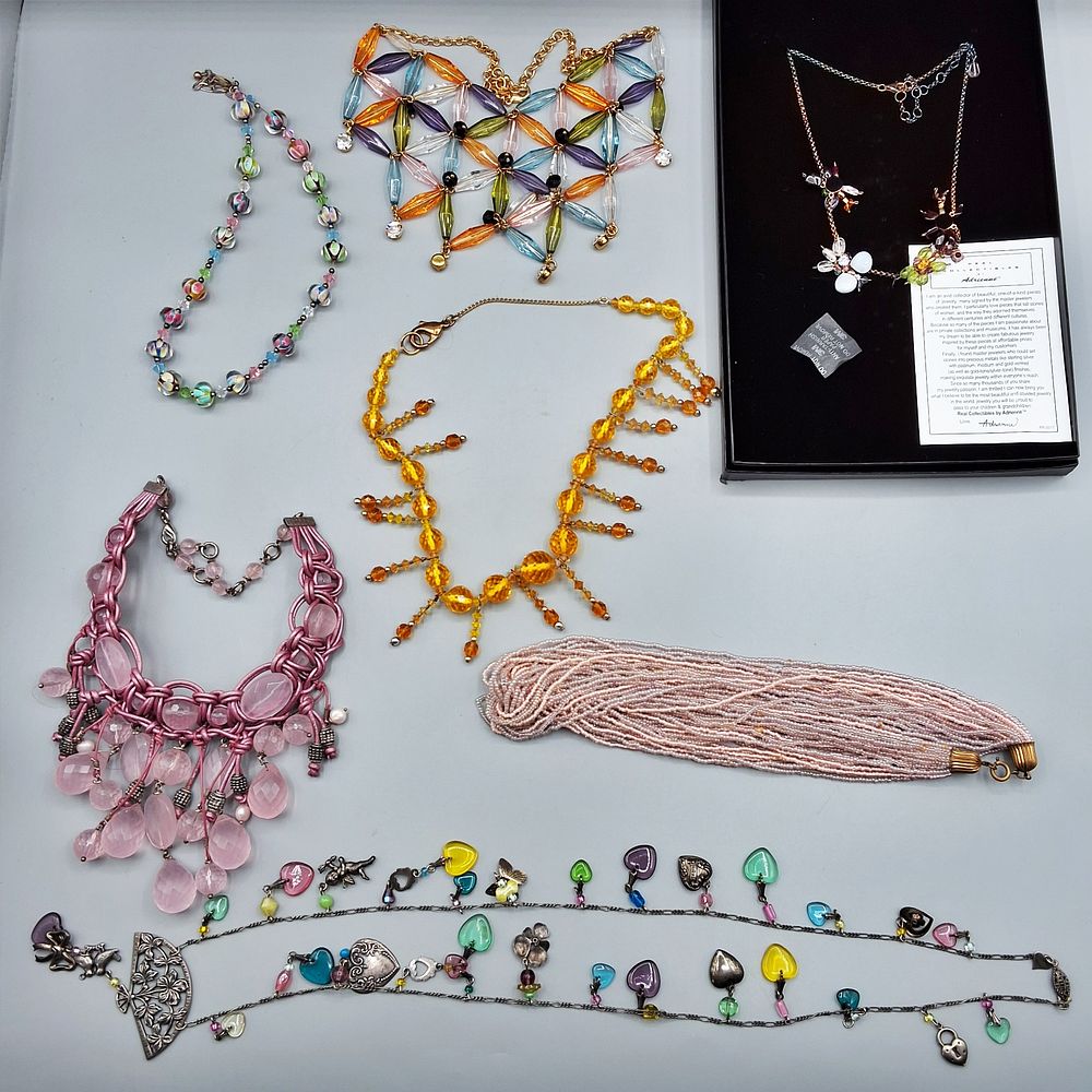 Lot 172: 7 Multicolored Beaded Necklaces - Joan Rivers