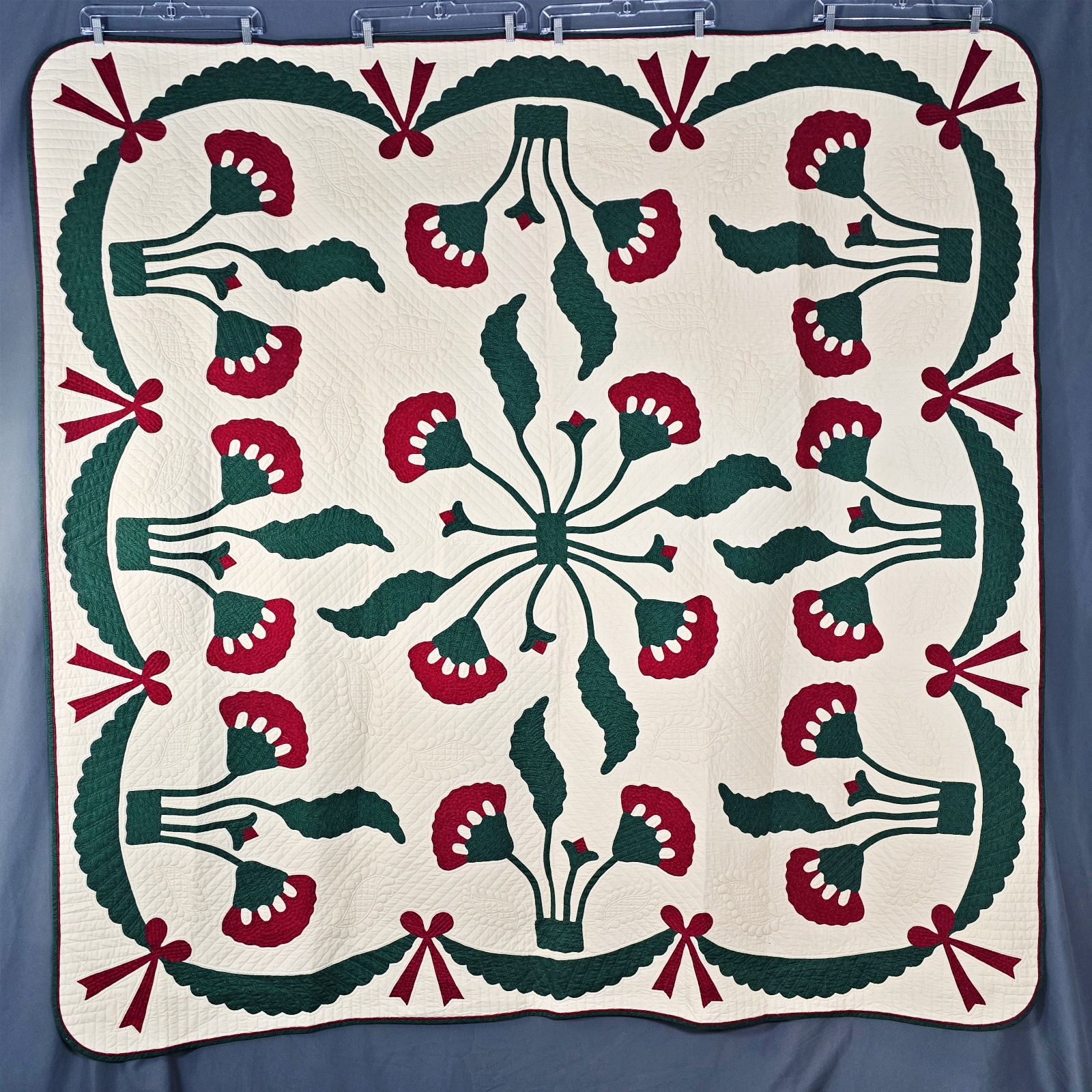 Coxcomb Quilt by Frances Abell Brand