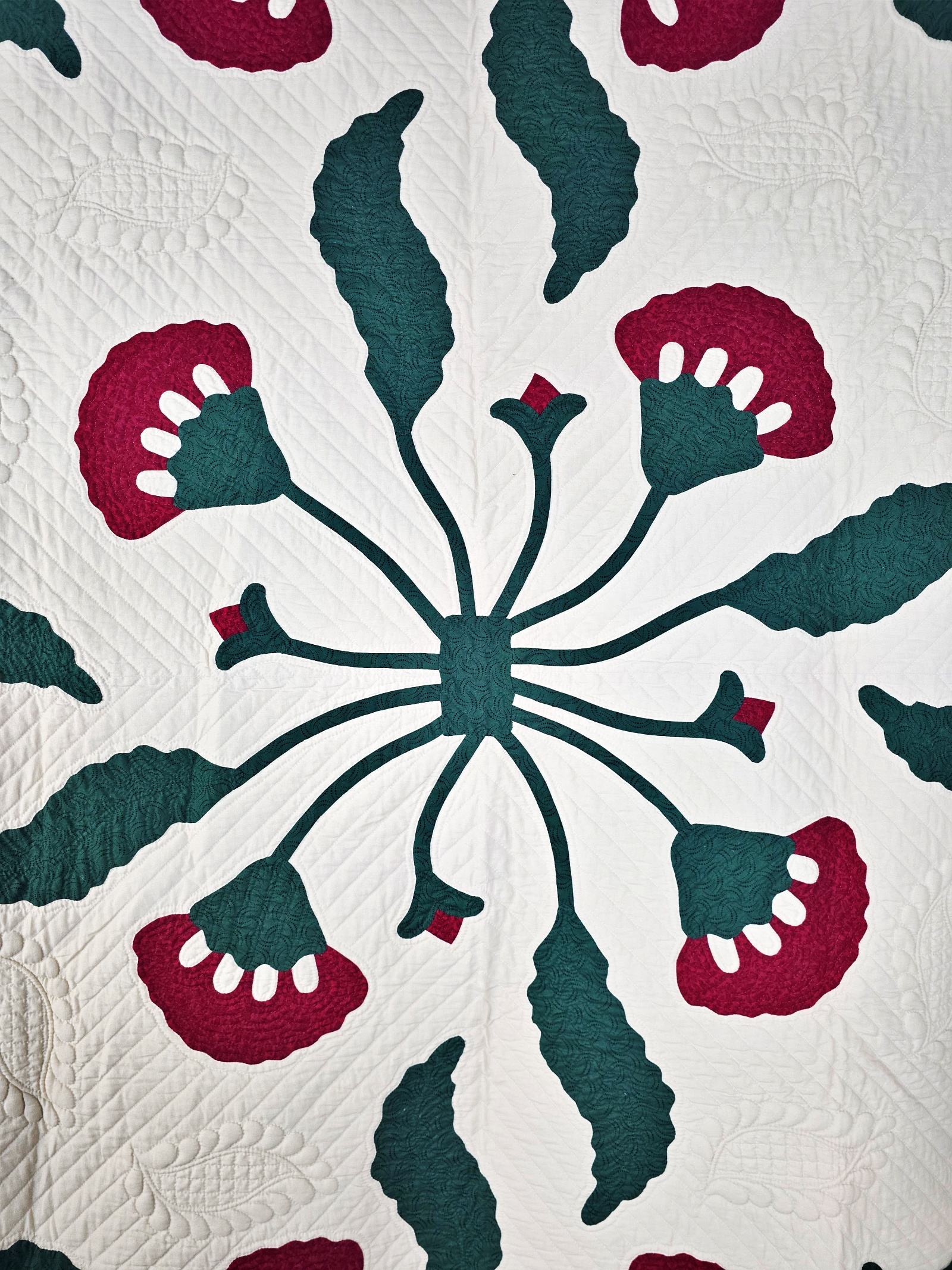 Coxcomb Quilt by Frances Abell Brand