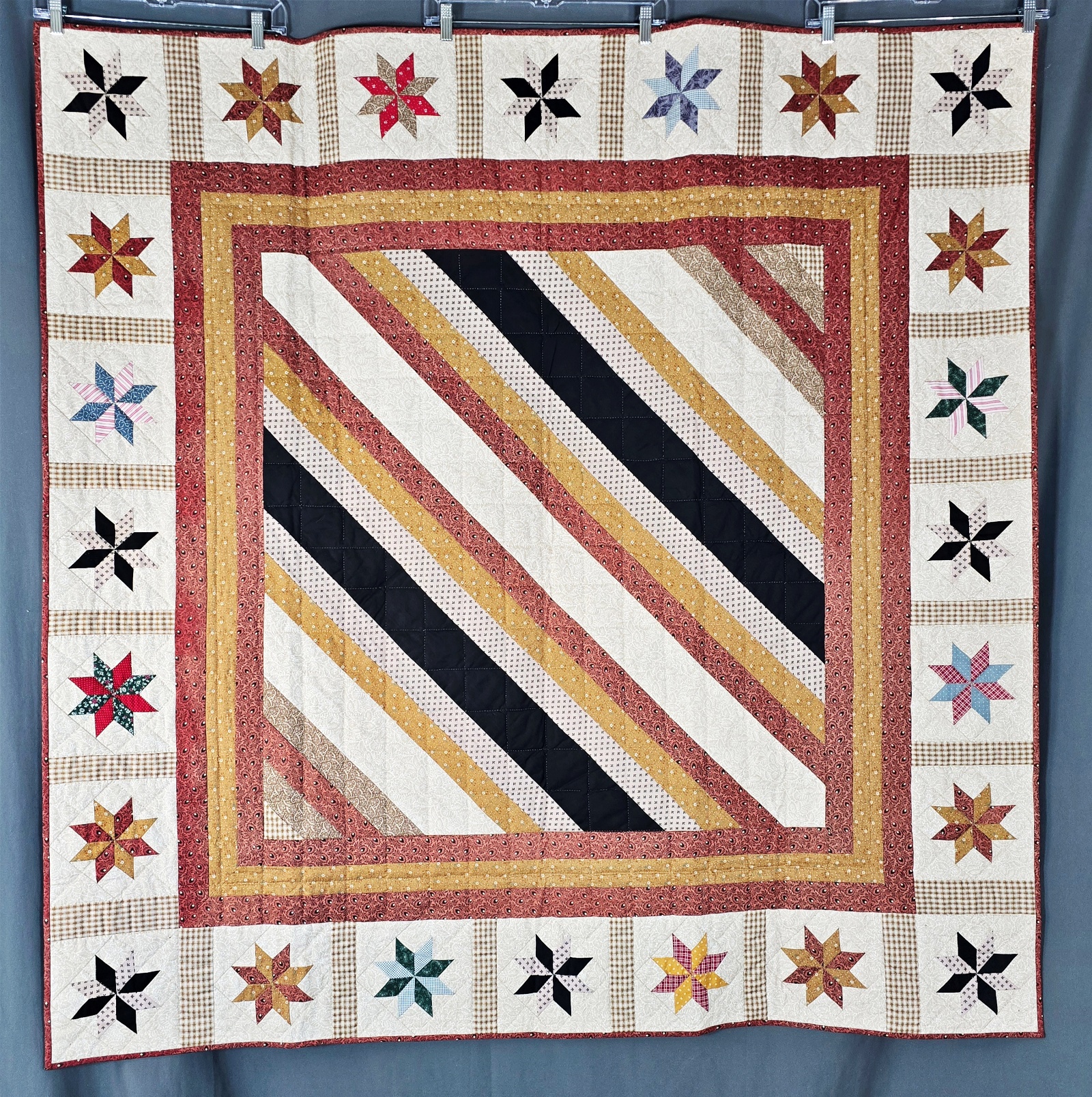Amish Reversible Quilt by Frances Abell Brand