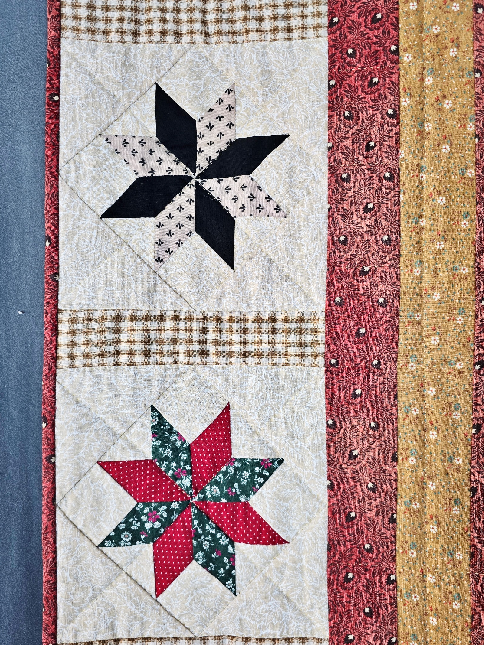 Amish Reversible Quilt by Frances Abell Brand