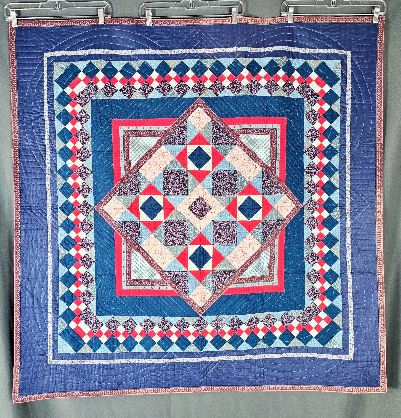 Plaid Quilt by Frances Abell Brand