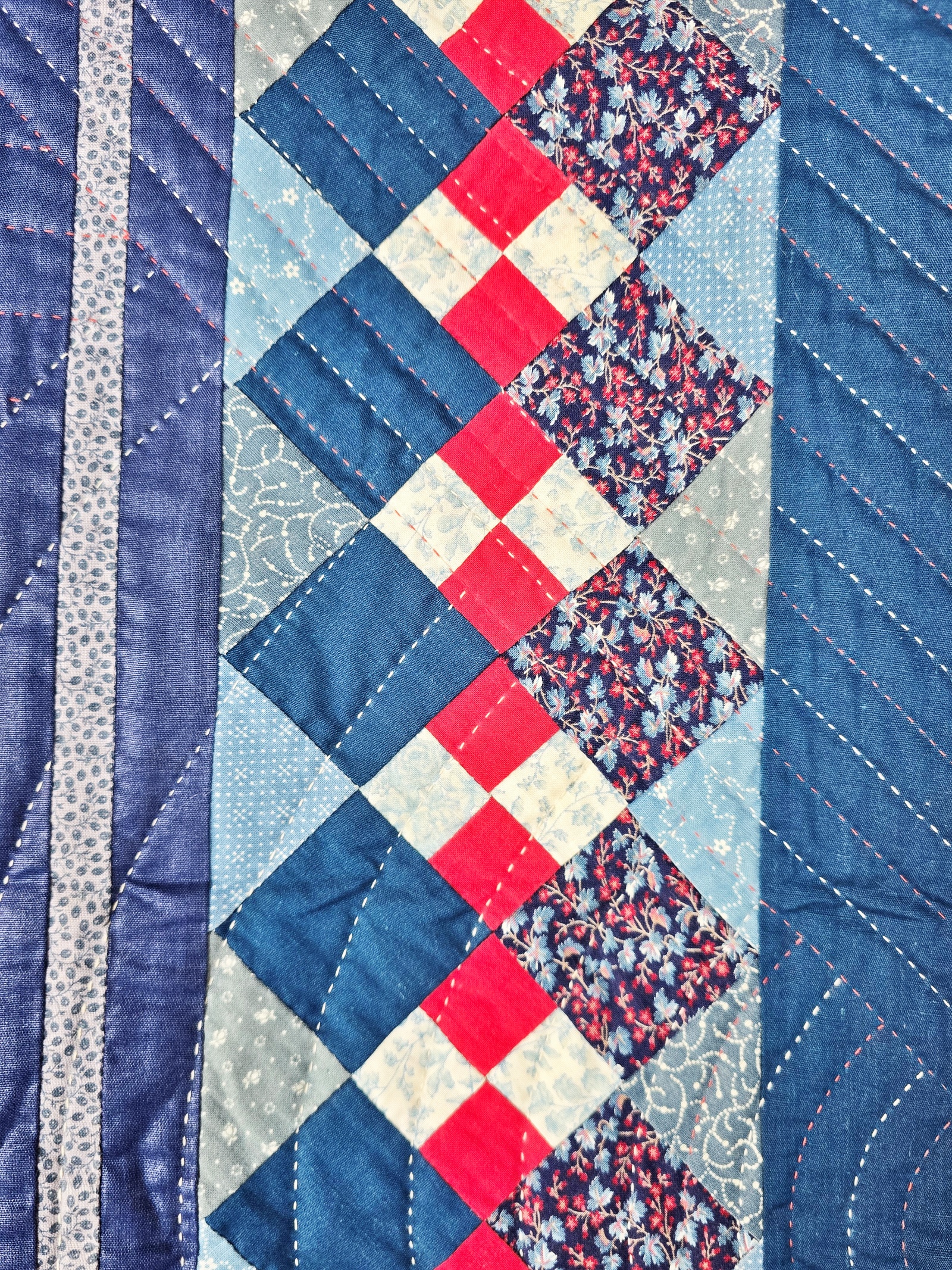 Plaid Quilt by Frances Abell Brand
