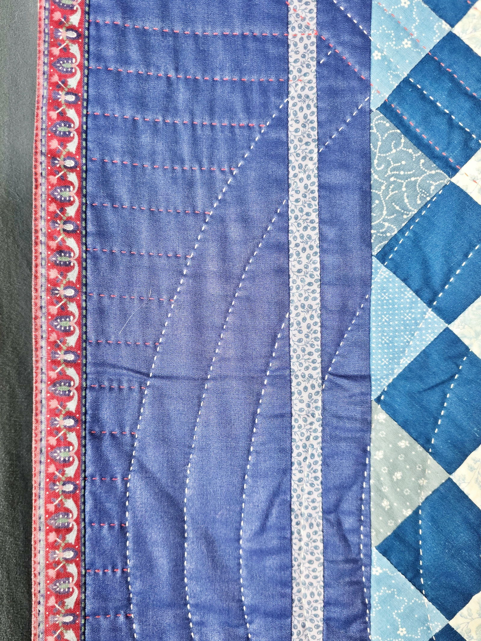 Plaid Quilt by Frances Abell Brand