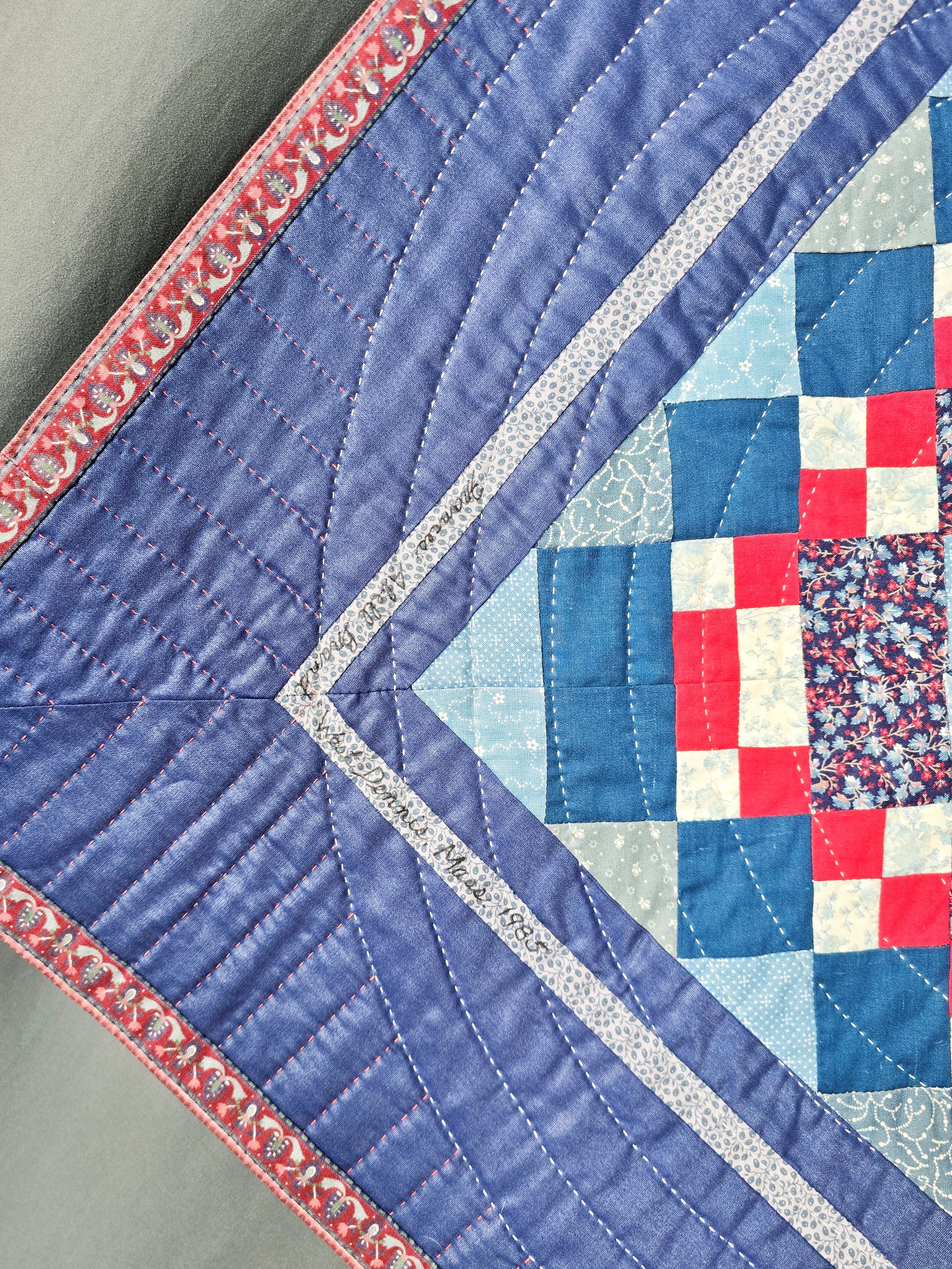 Plaid Quilt by Frances Abell Brand