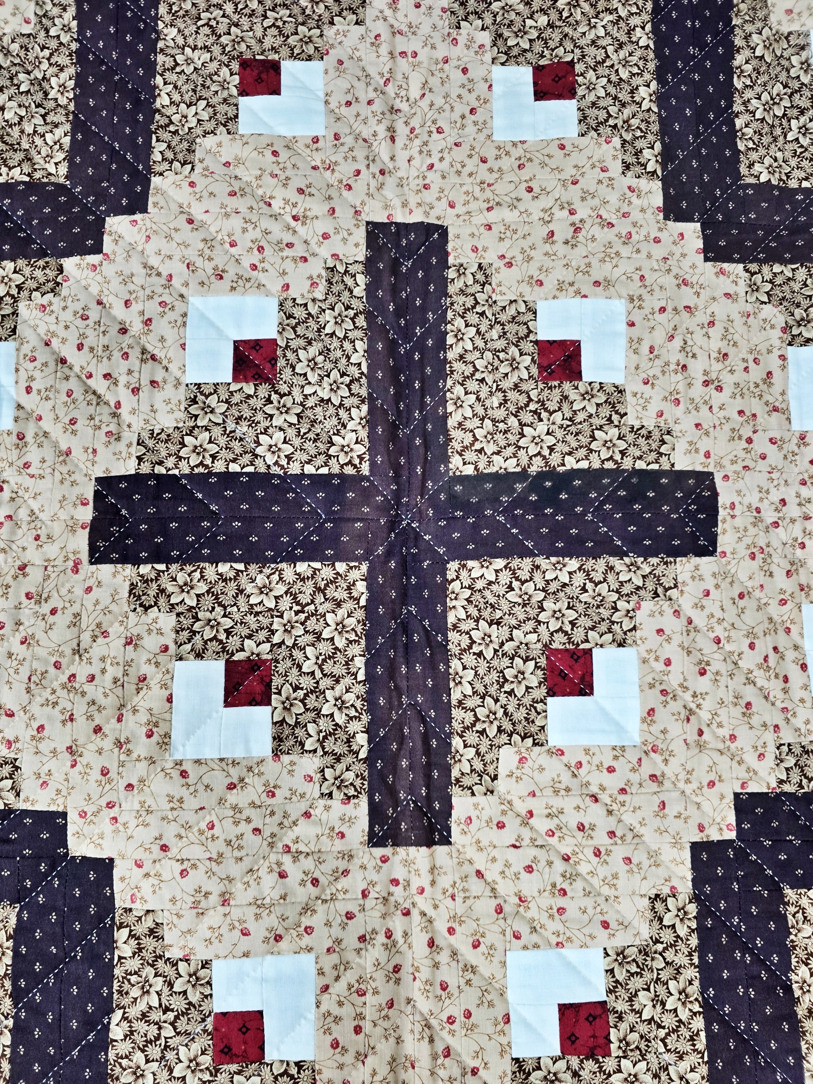 Cross Country Quilt by Frances Abell Brand