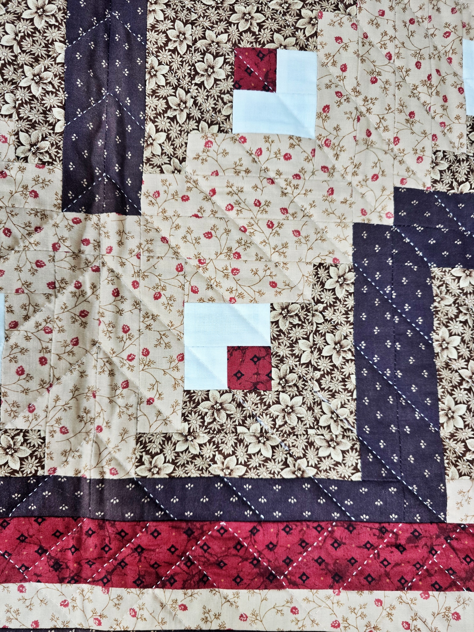 Cross Country Quilt by Frances Abell Brand