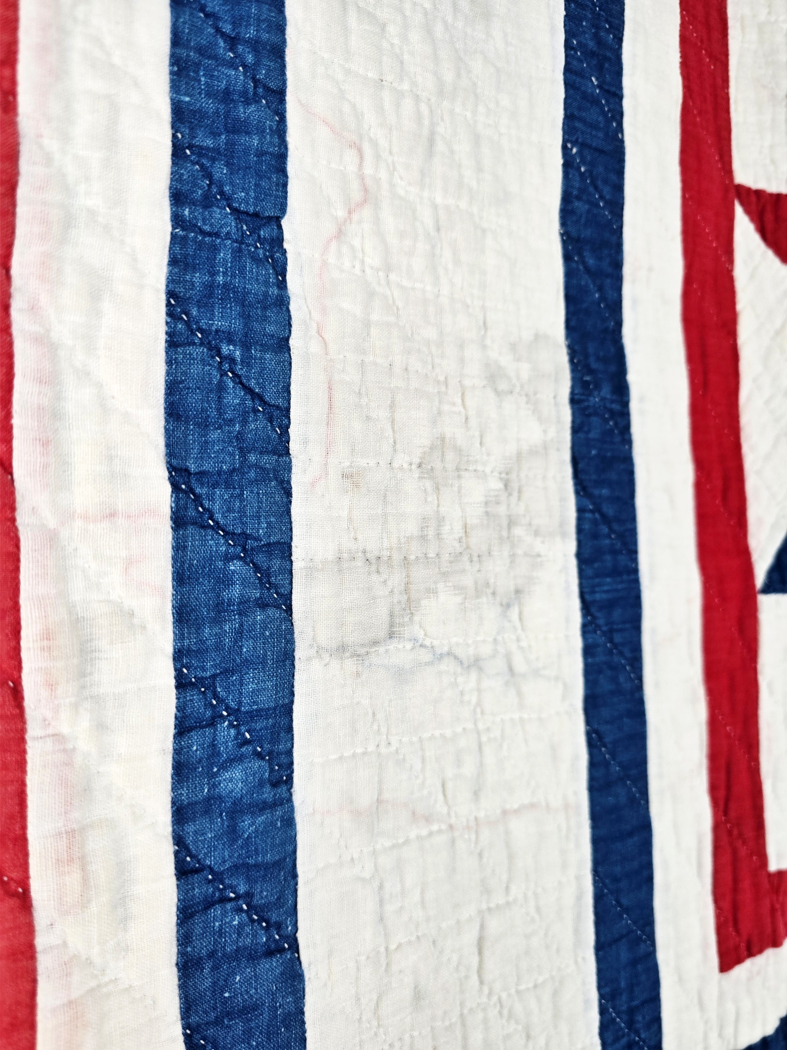 Vintage c1940s Liberty Star Quilt