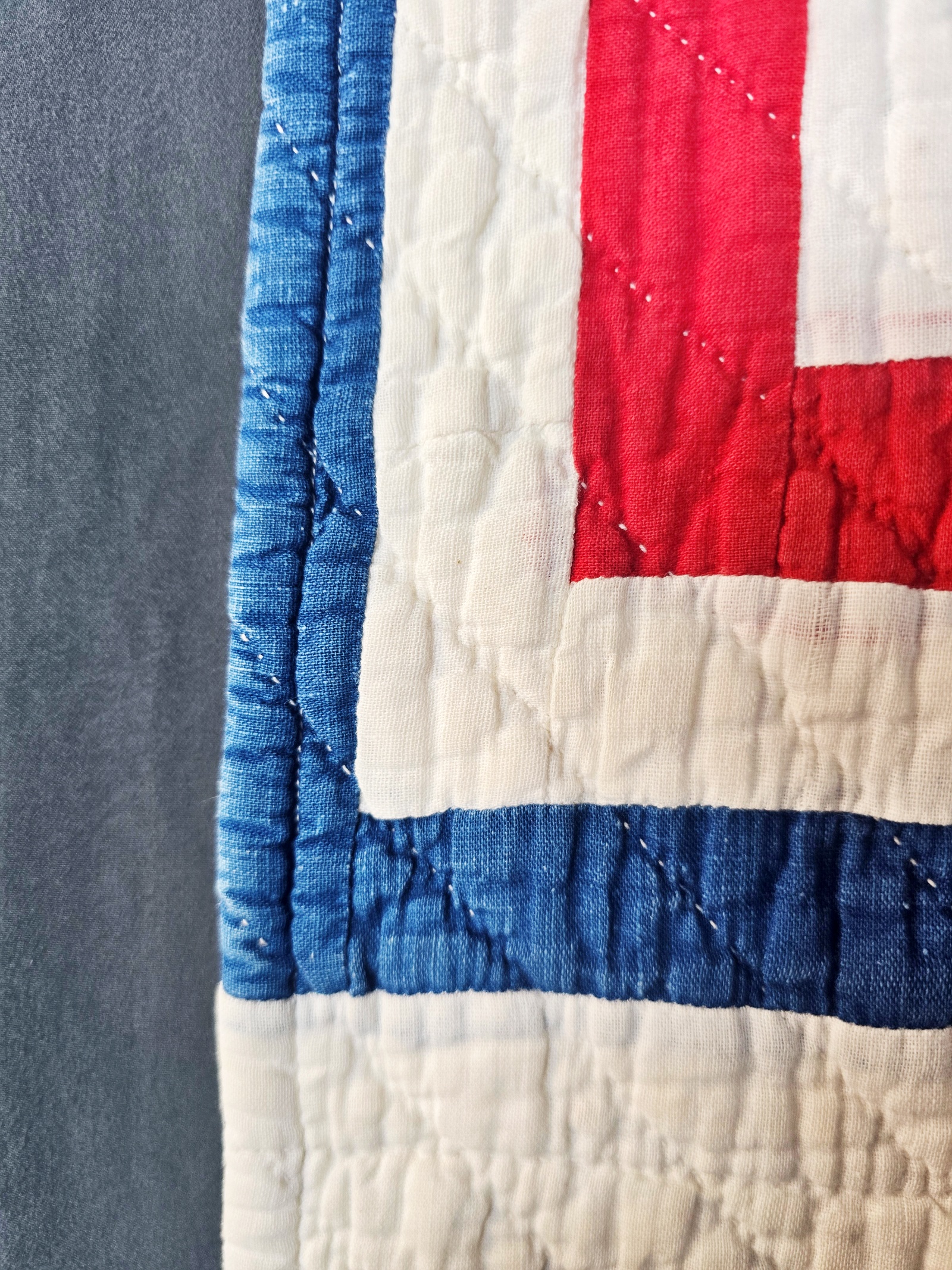 Vintage c1940s Liberty Star Quilt