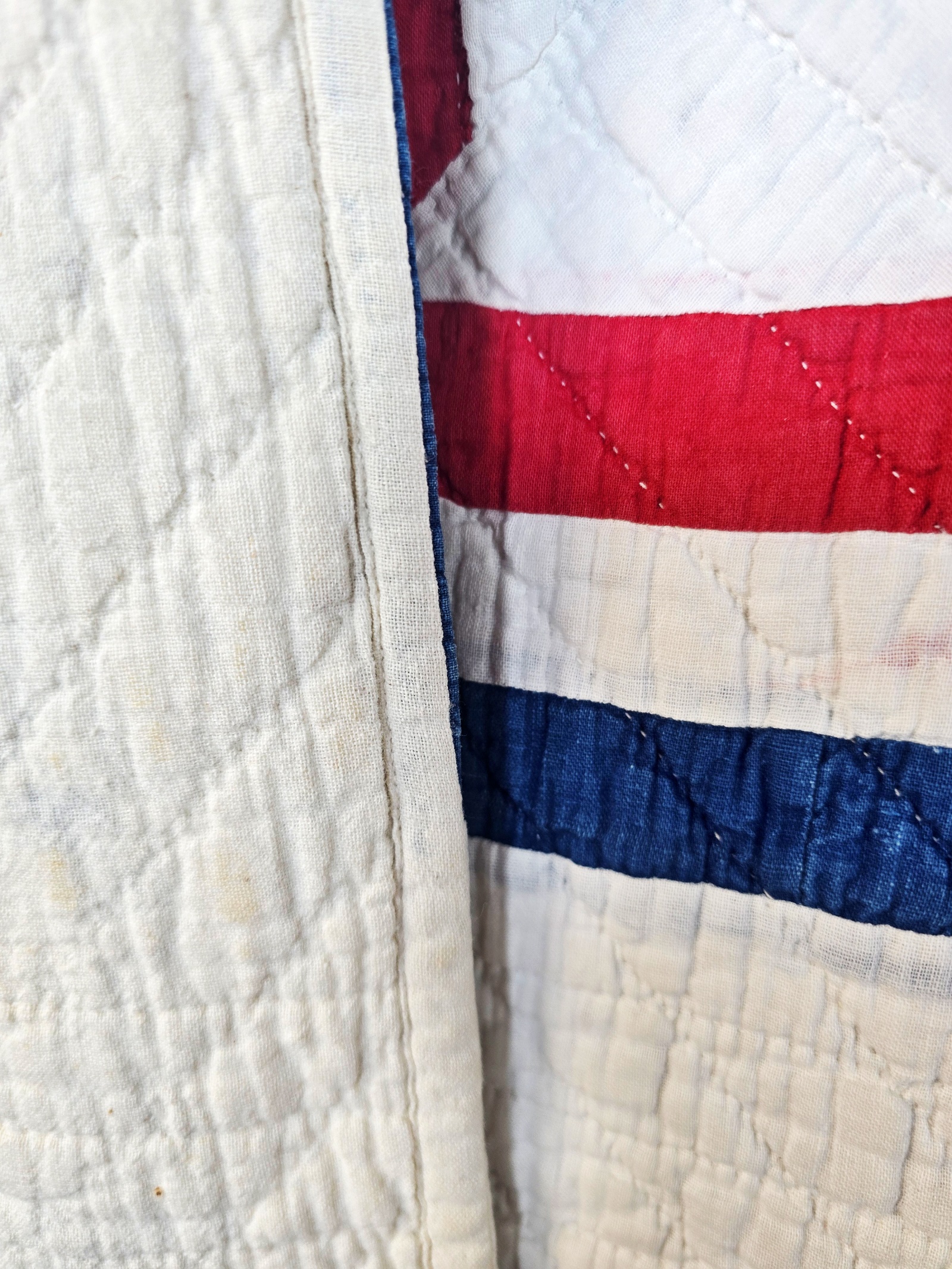 Vintage c1940s Liberty Star Quilt