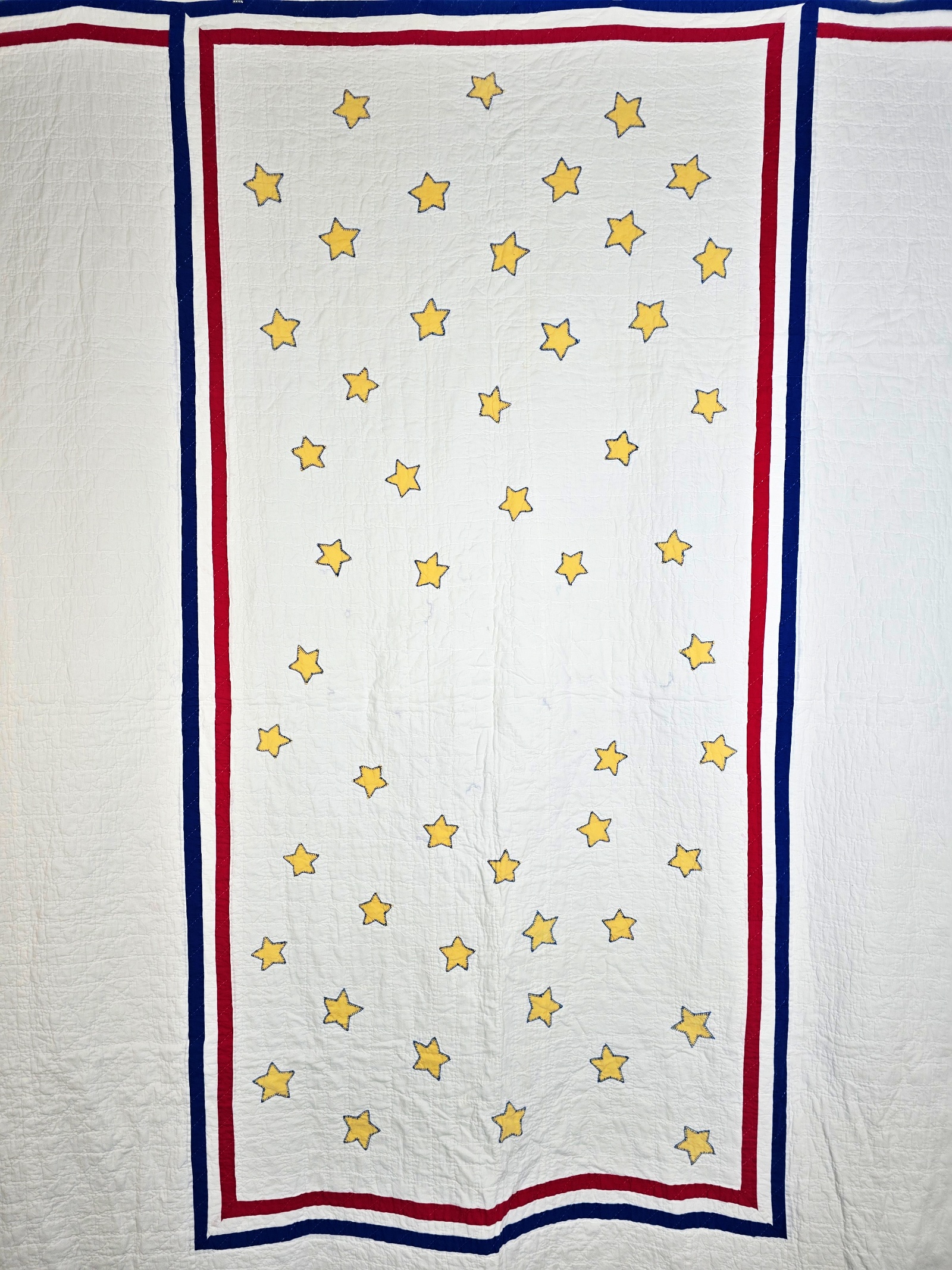 Vintage c1940 Patriotic Stars Quilt