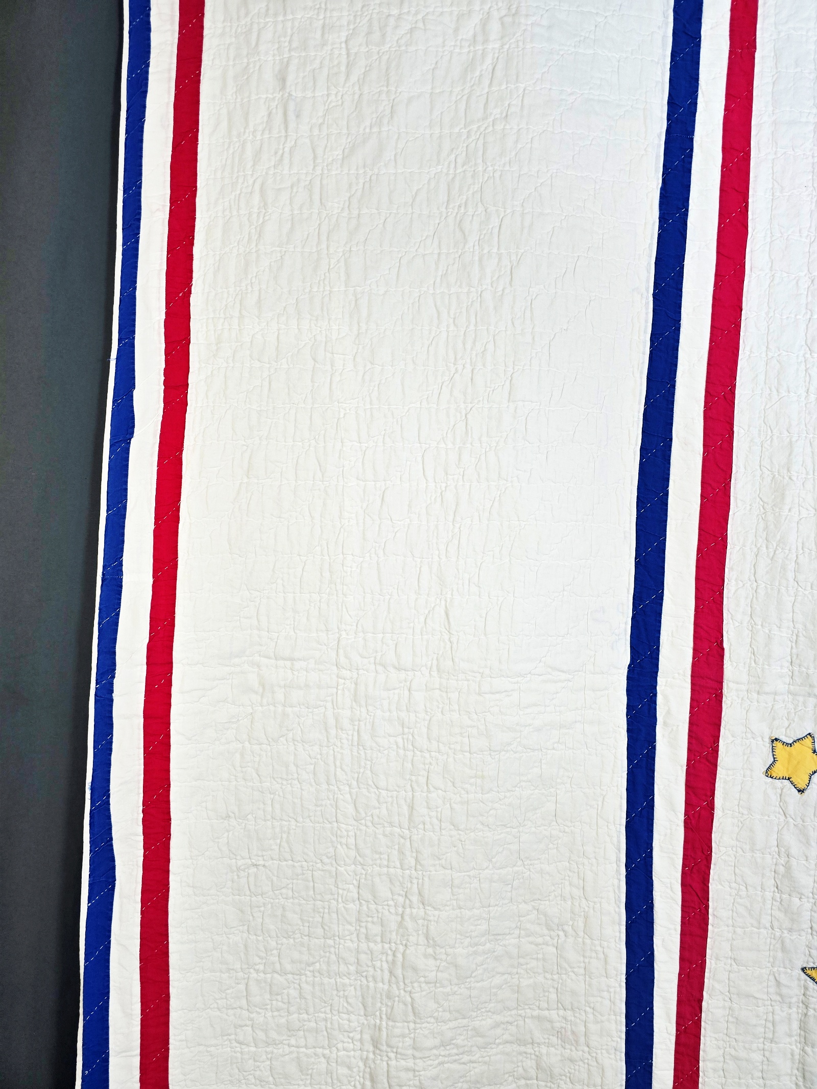 Vintage c1940 Patriotic Stars Quilt