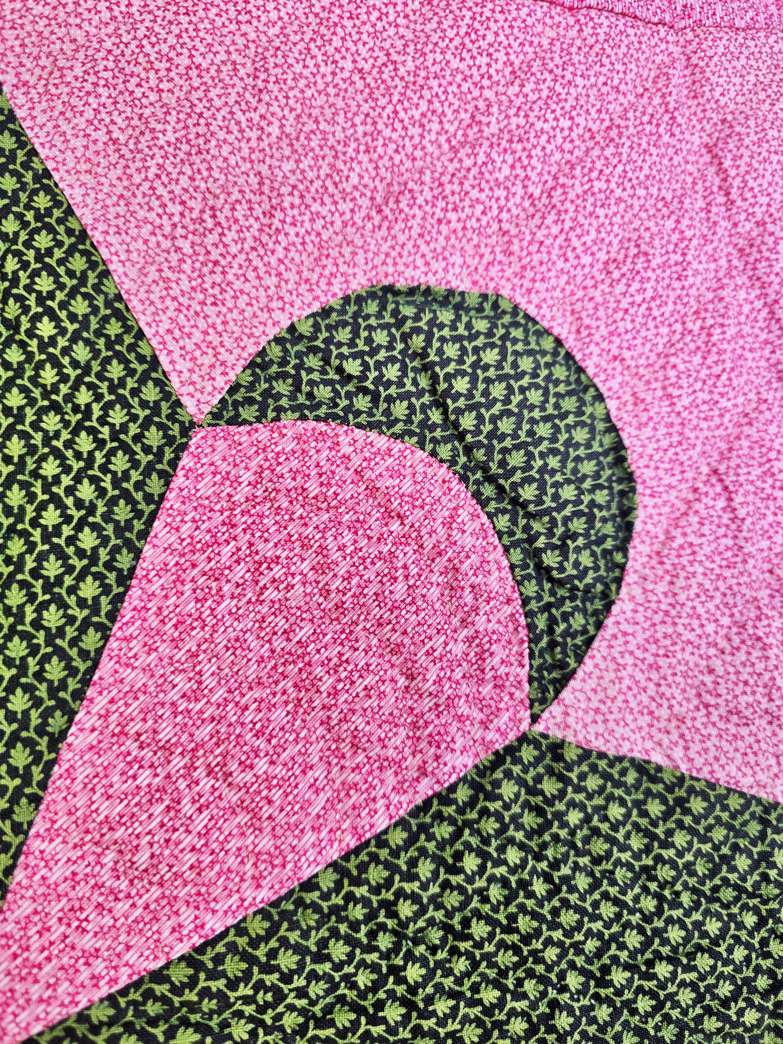Antique c1870 Star and Crescent Quilt