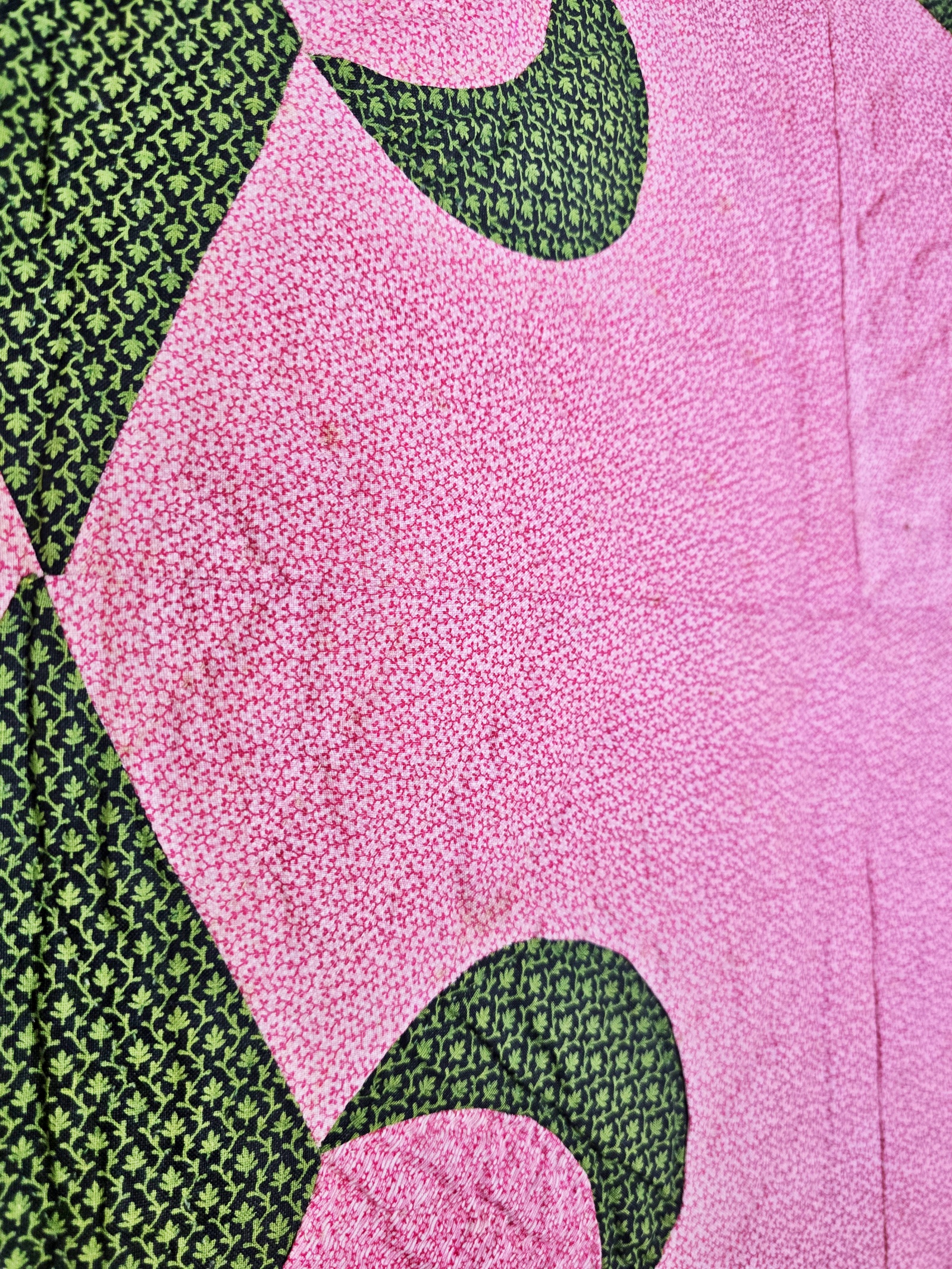 Antique c1870 Star and Crescent Quilt
