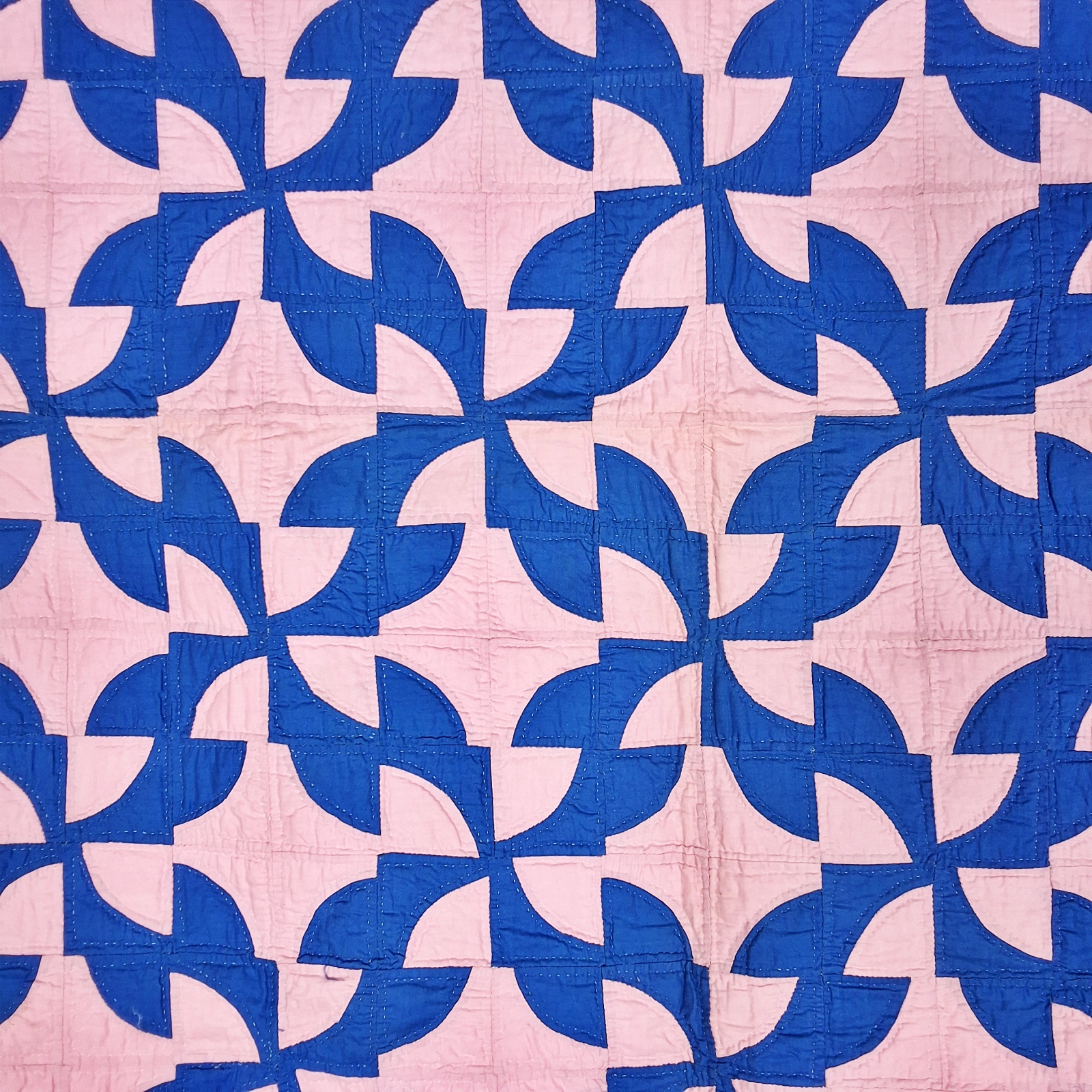 Vintage Path Through the Wilderness Baby Quilt