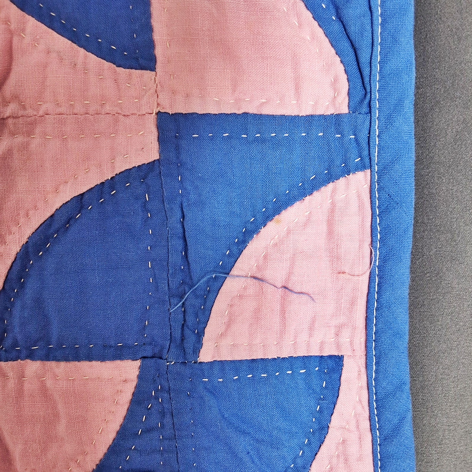 Vintage Path Through the Wilderness Baby Quilt