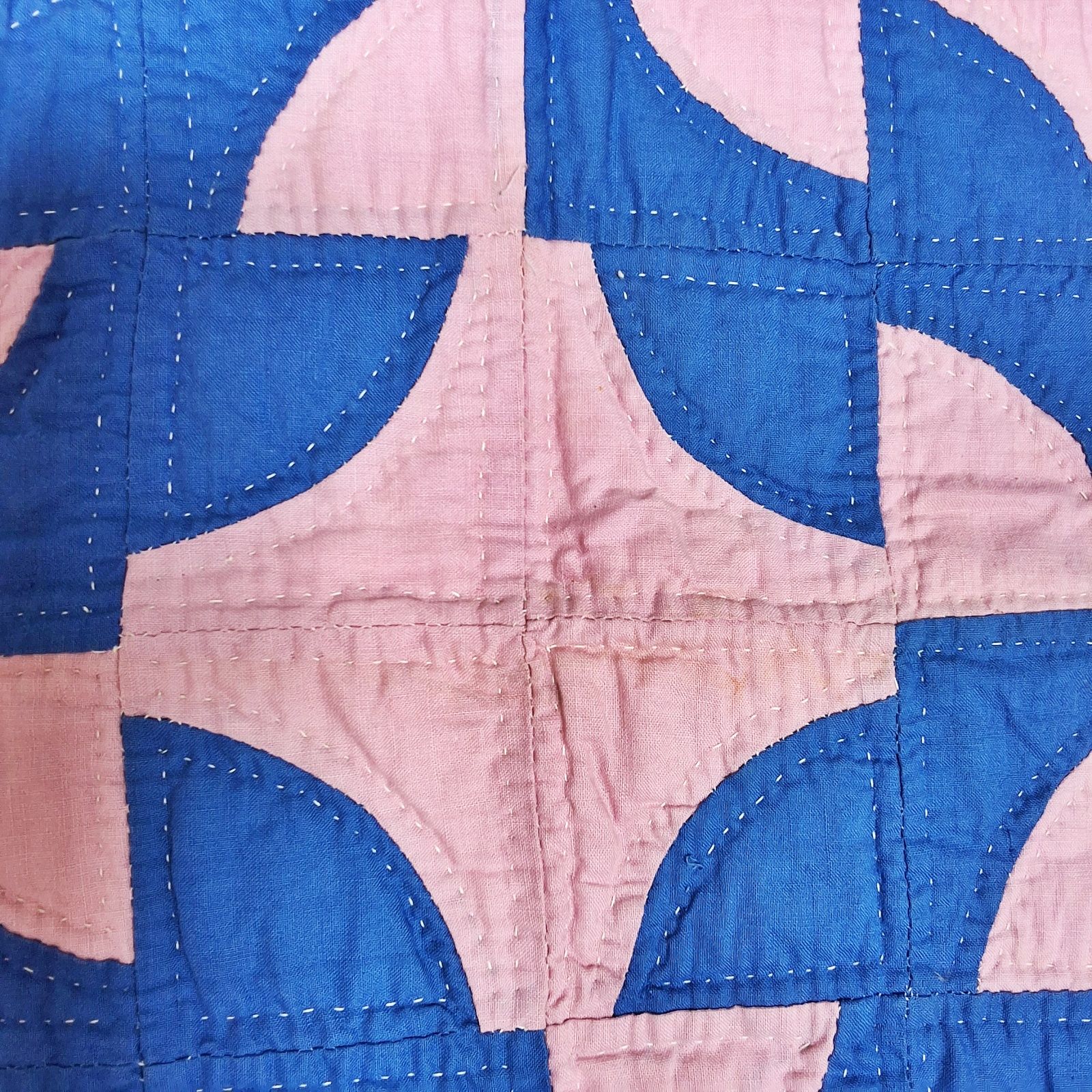 Vintage Path Through the Wilderness Baby Quilt