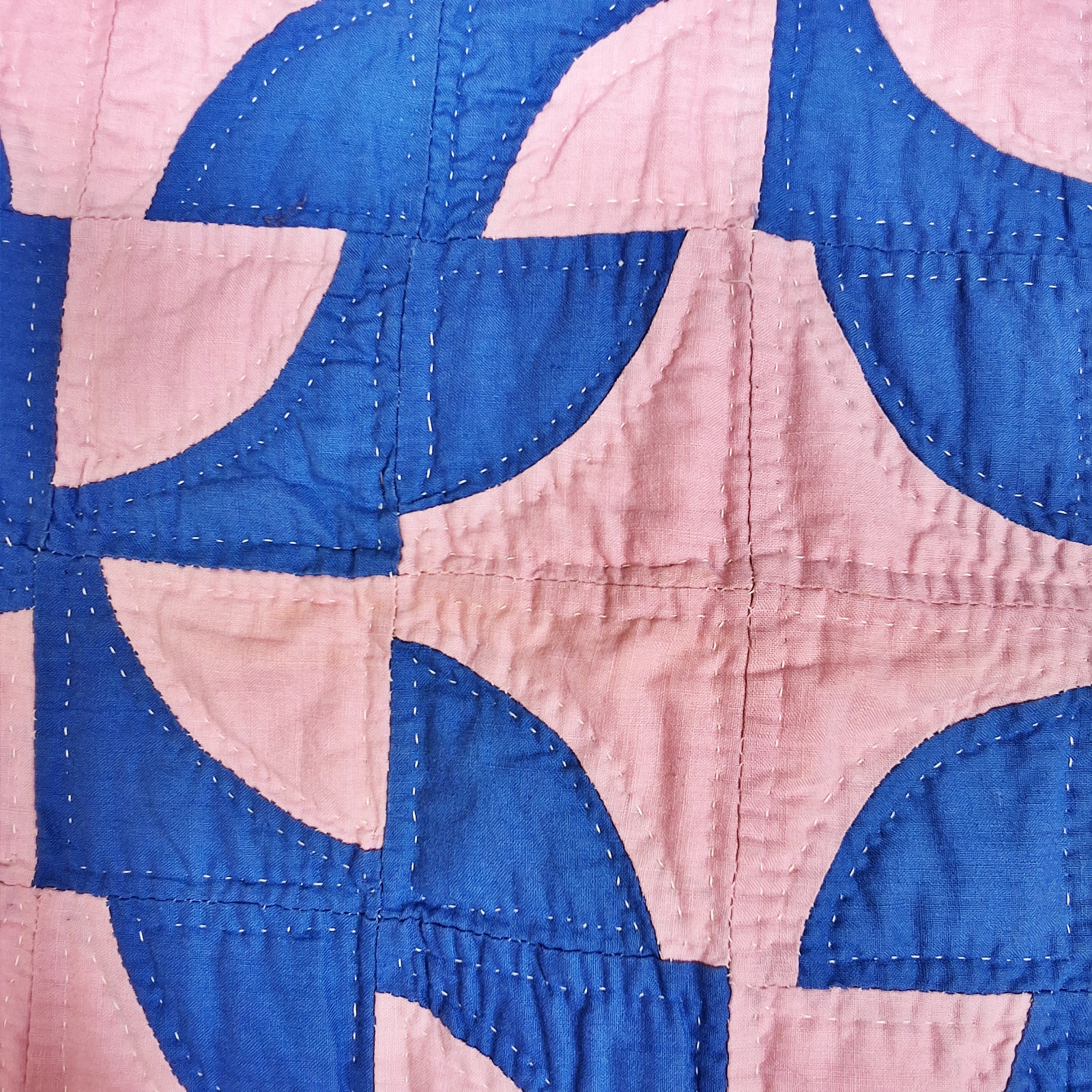 Vintage Path Through the Wilderness Baby Quilt