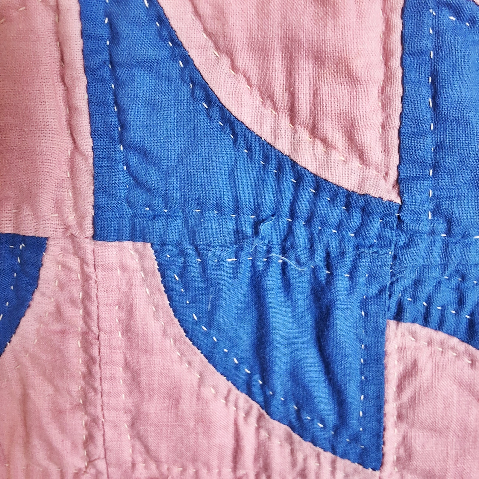 Vintage Path Through the Wilderness Baby Quilt