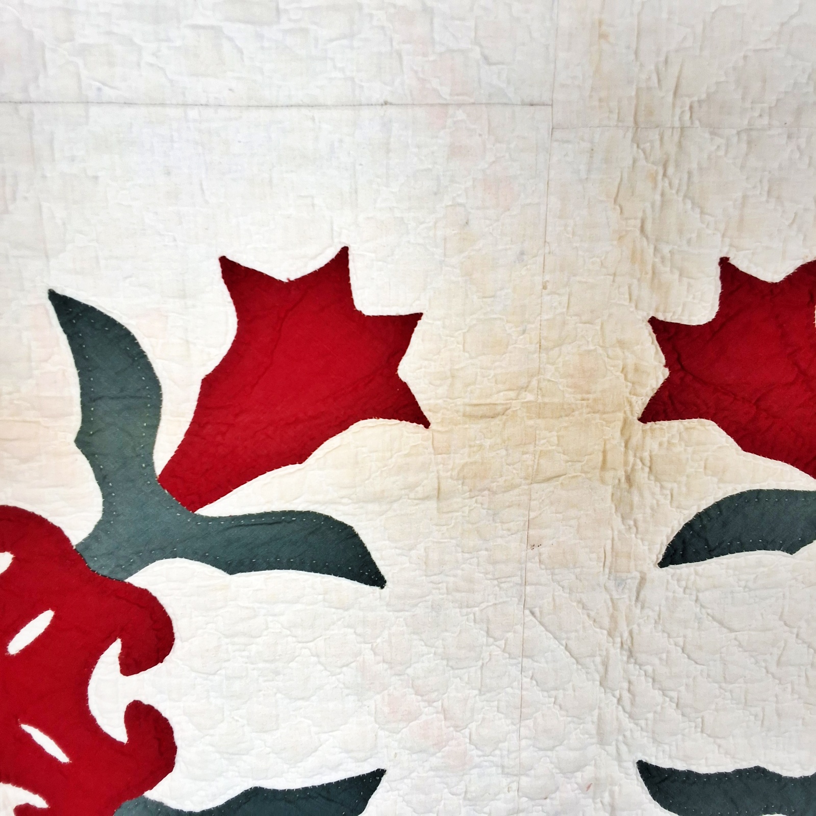 Antique c1880 Tennessee Tulip Quilt
