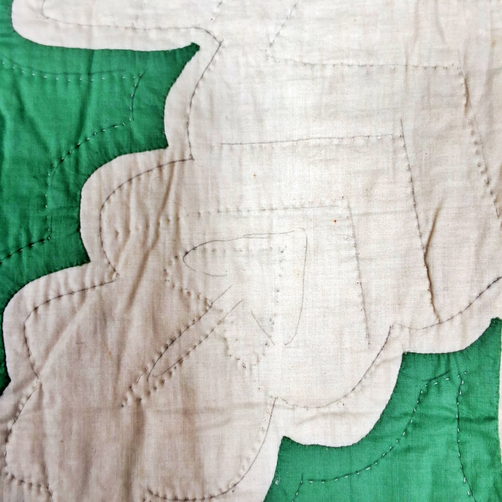 Vintage 1940 Scherenschnitte Snowflake Quilt
