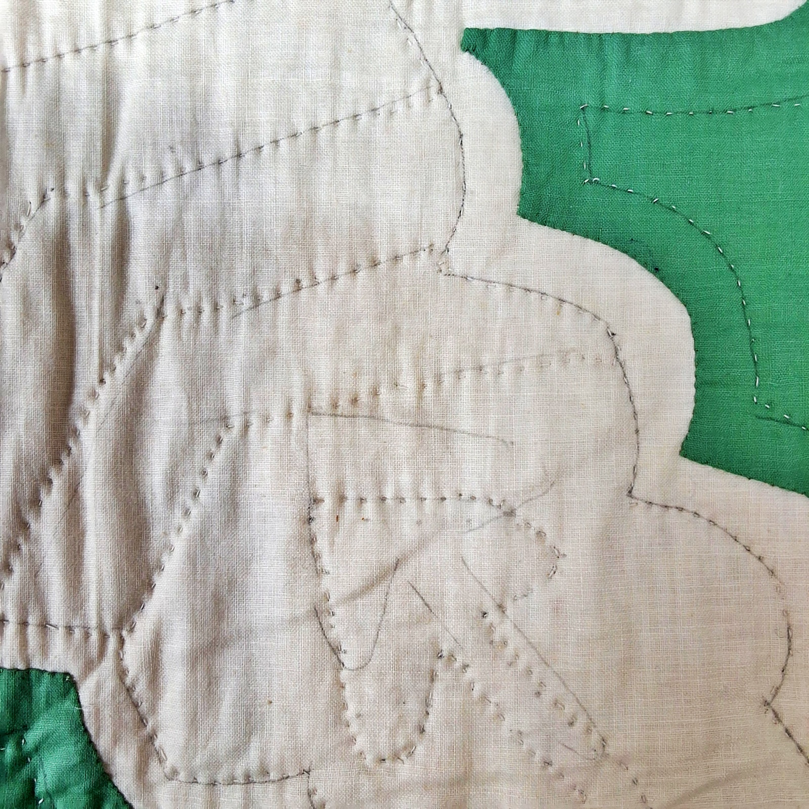 Vintage 1940 Scherenschnitte Snowflake Quilt