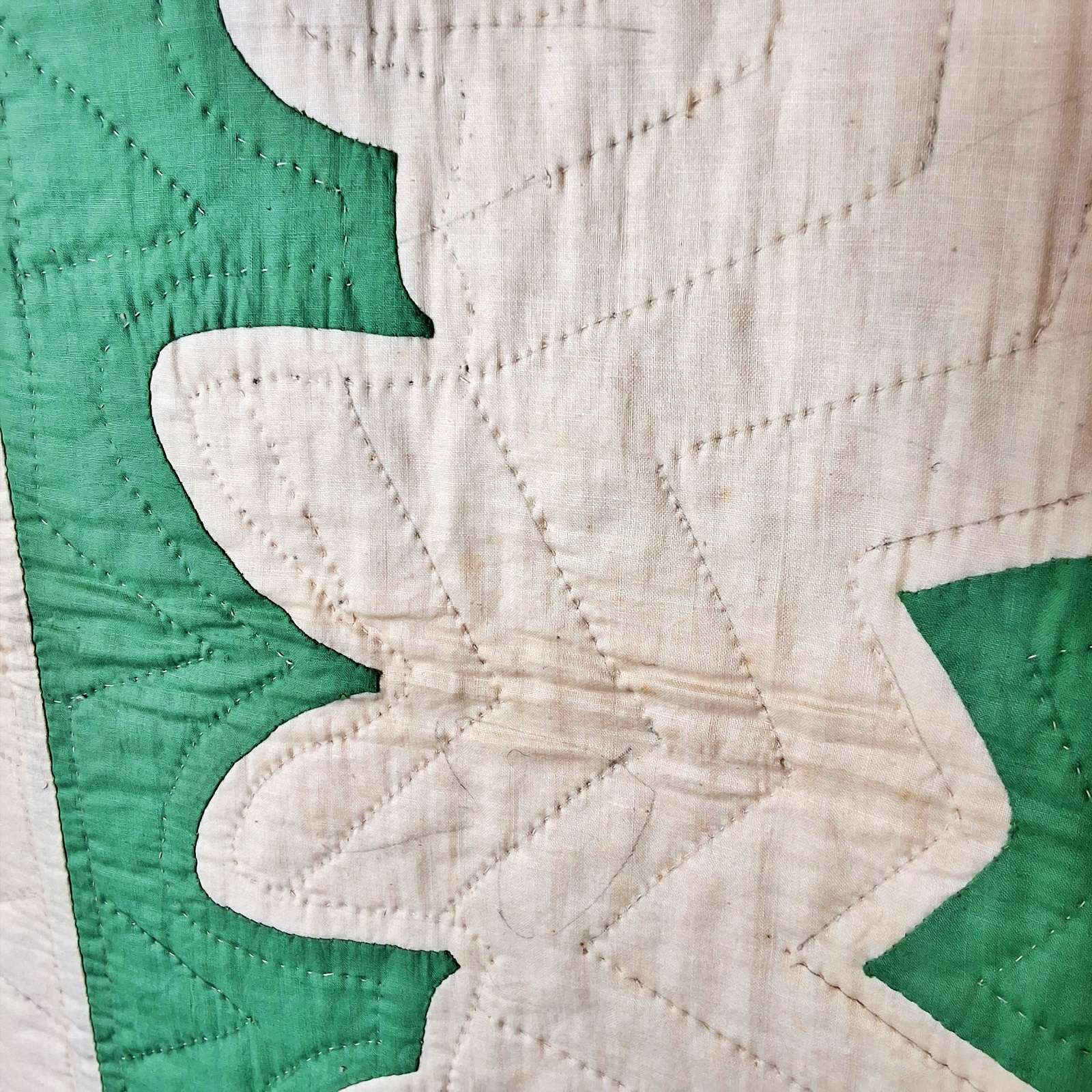 Vintage 1940 Scherenschnitte Snowflake Quilt