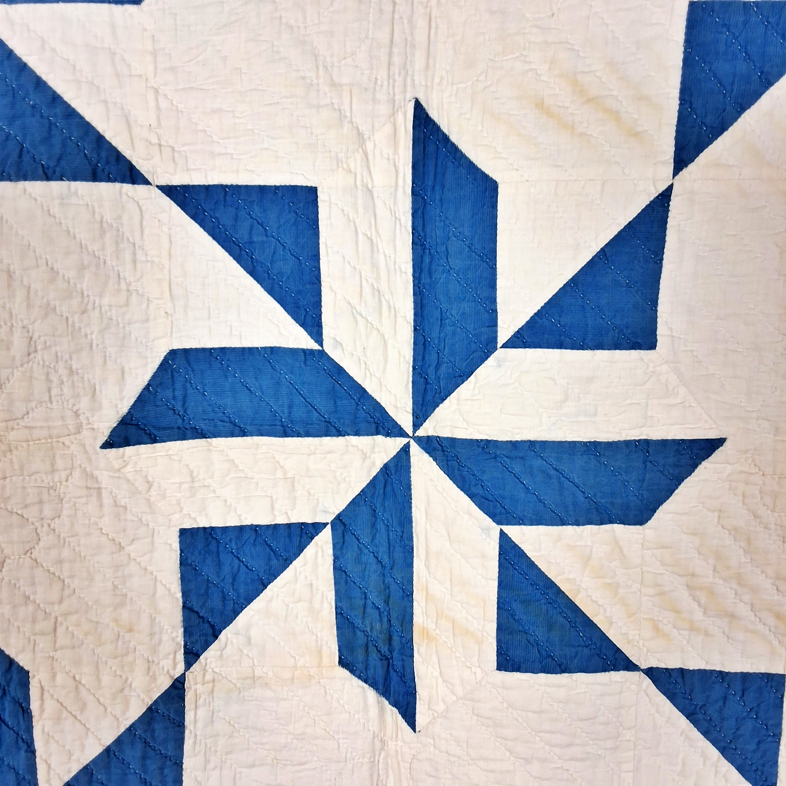 Vintage c1940 Pinwheel Variation Quilt