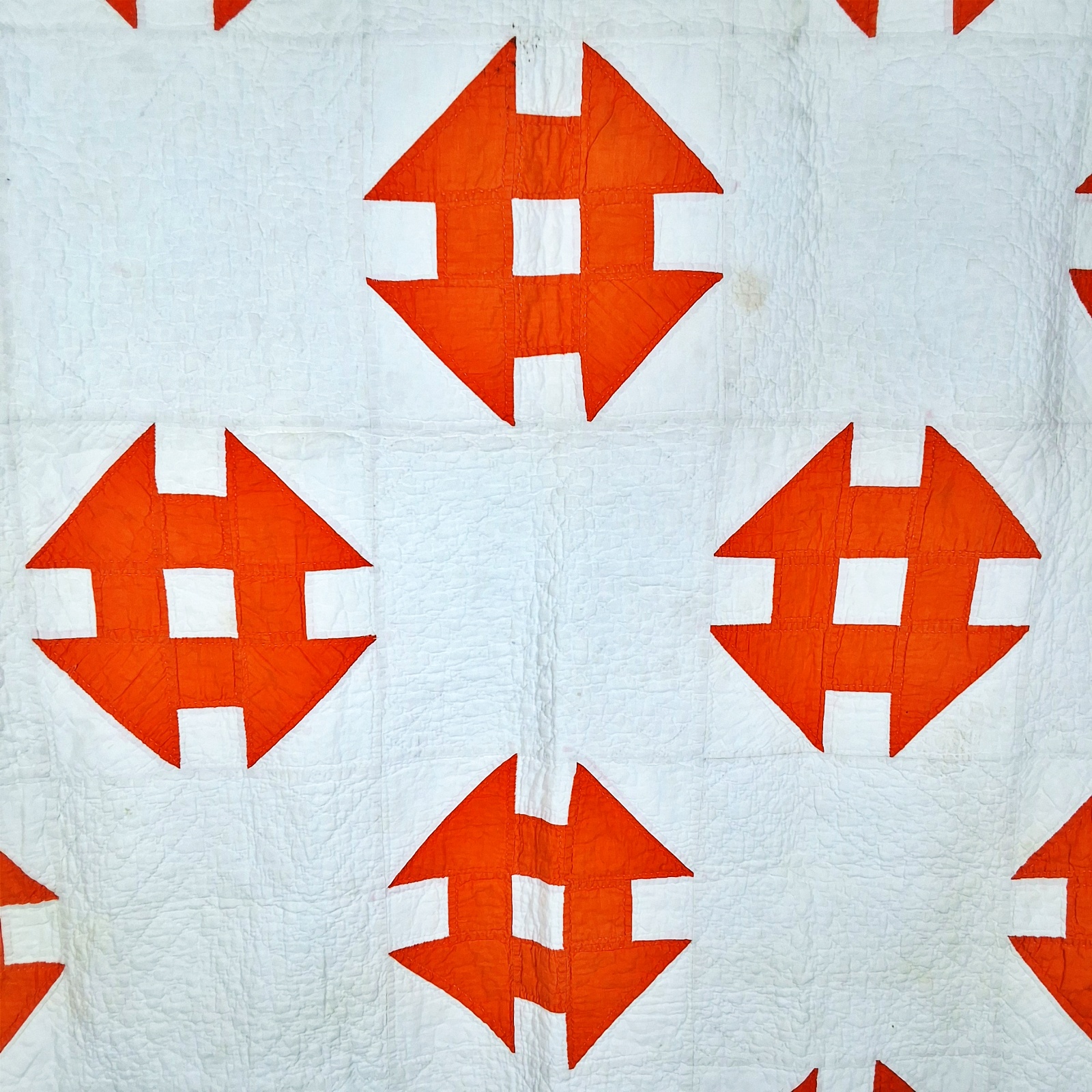 Vintage c1940 Monkey Wrench Quilt