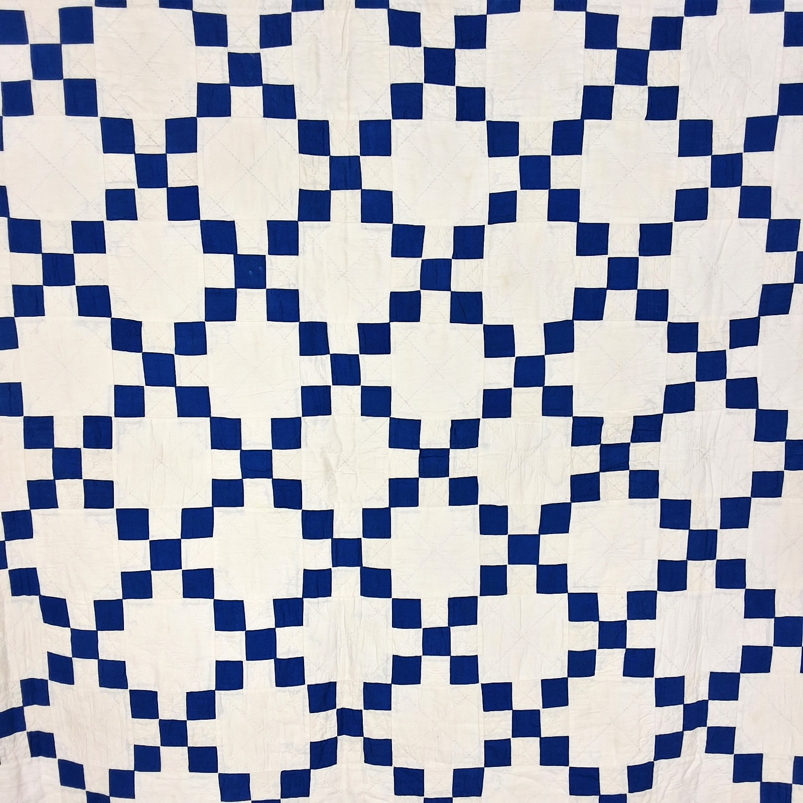 Vintage c1940 Irish Chain Quilt